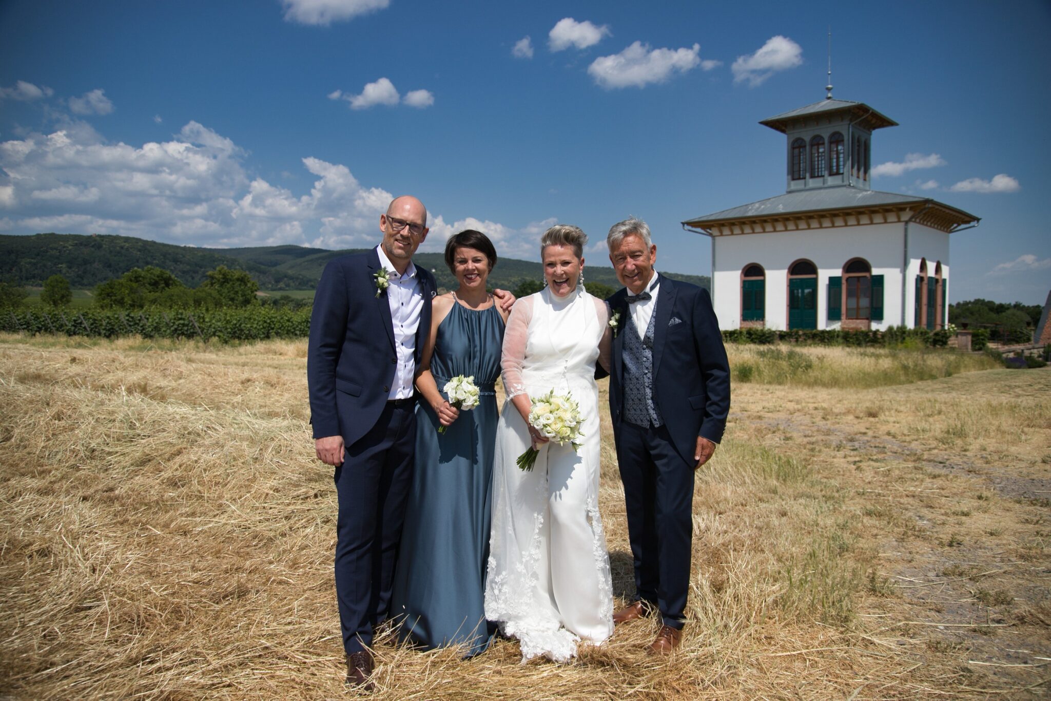 Brautpaar-Shooting in den Reben von Ruppertsberg
