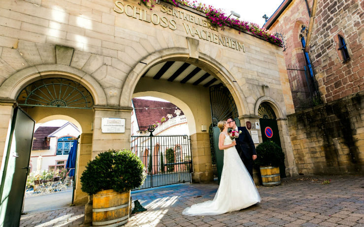 Brautpaar-Shooting in Wachenheim an der Weinstraße
